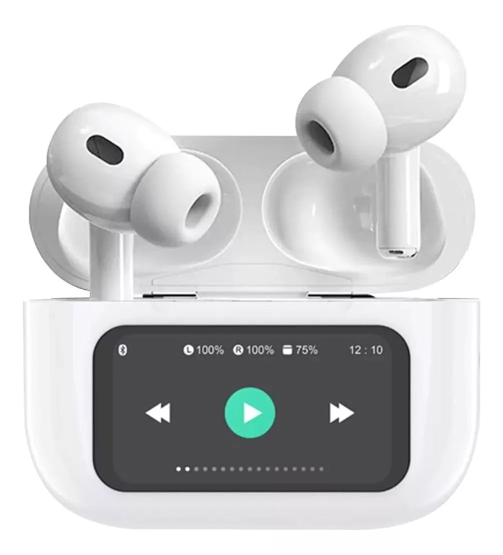 AUDIFONOS PANTALLA BLAN ANC/ENC + Limpiador