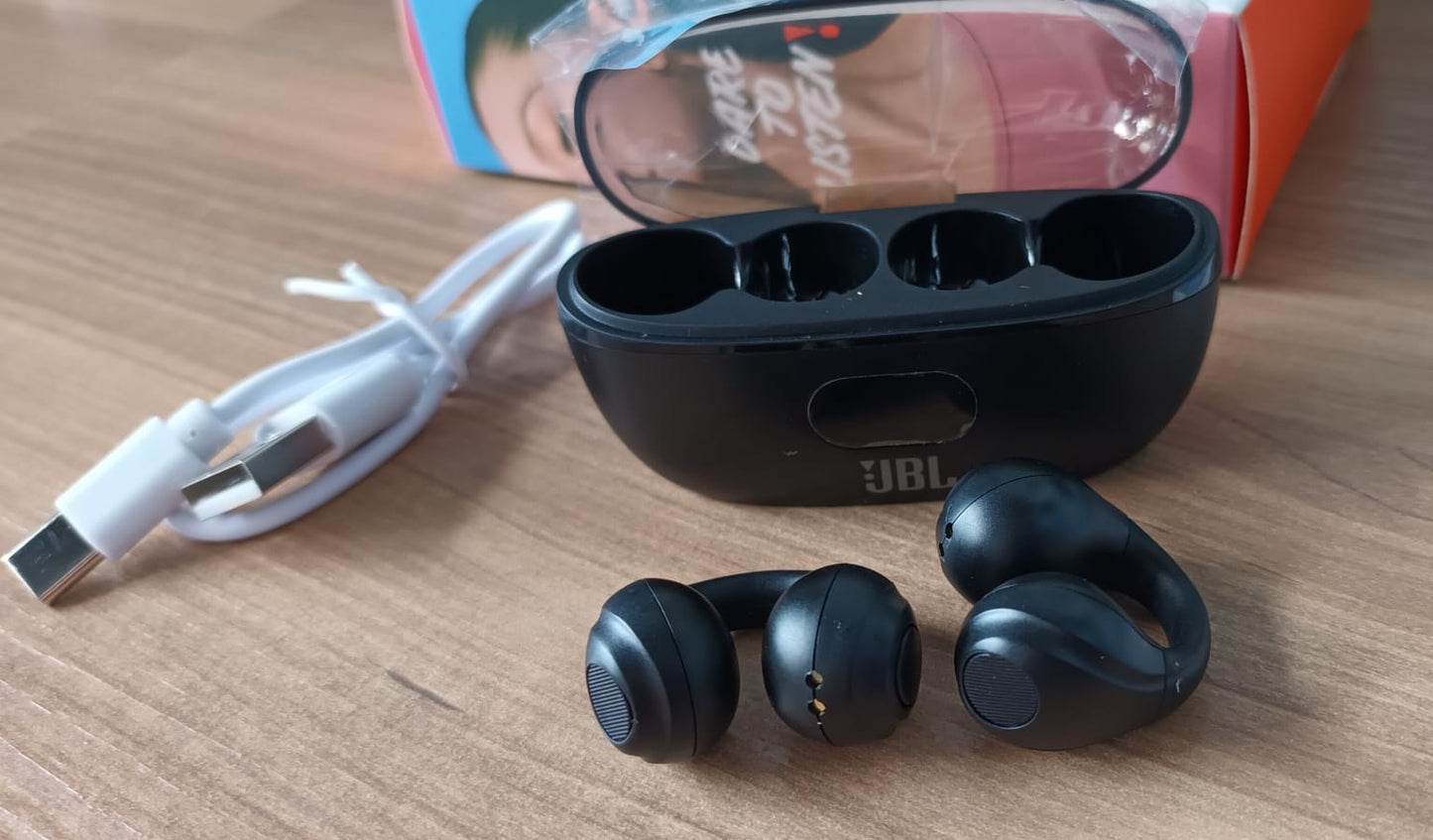 AUDIFONOS CONDUCCIÓN OSEA TIPO ARETE BLUETOOTH