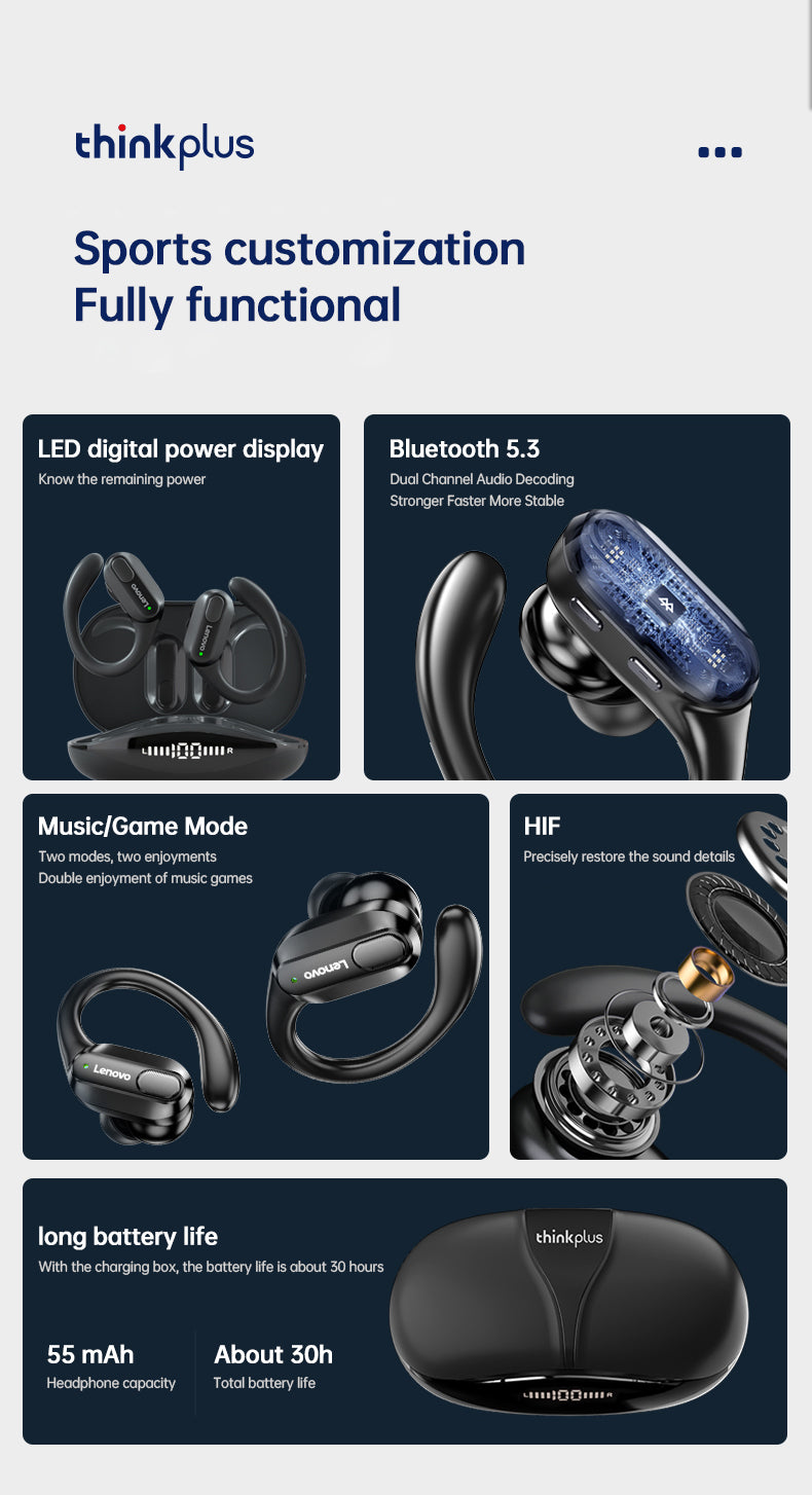 Lenovo XT 80 audios manos libres bluetooth sport TWS d7