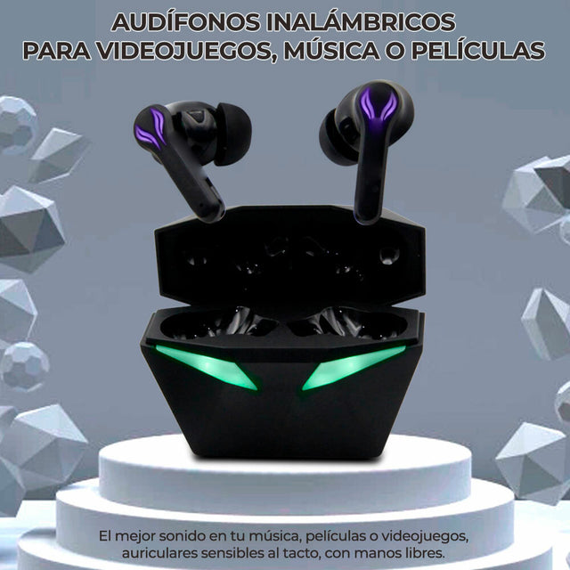 Audifonos Gamer Inalámbricos Bluetooth Originales KW01 easy sto