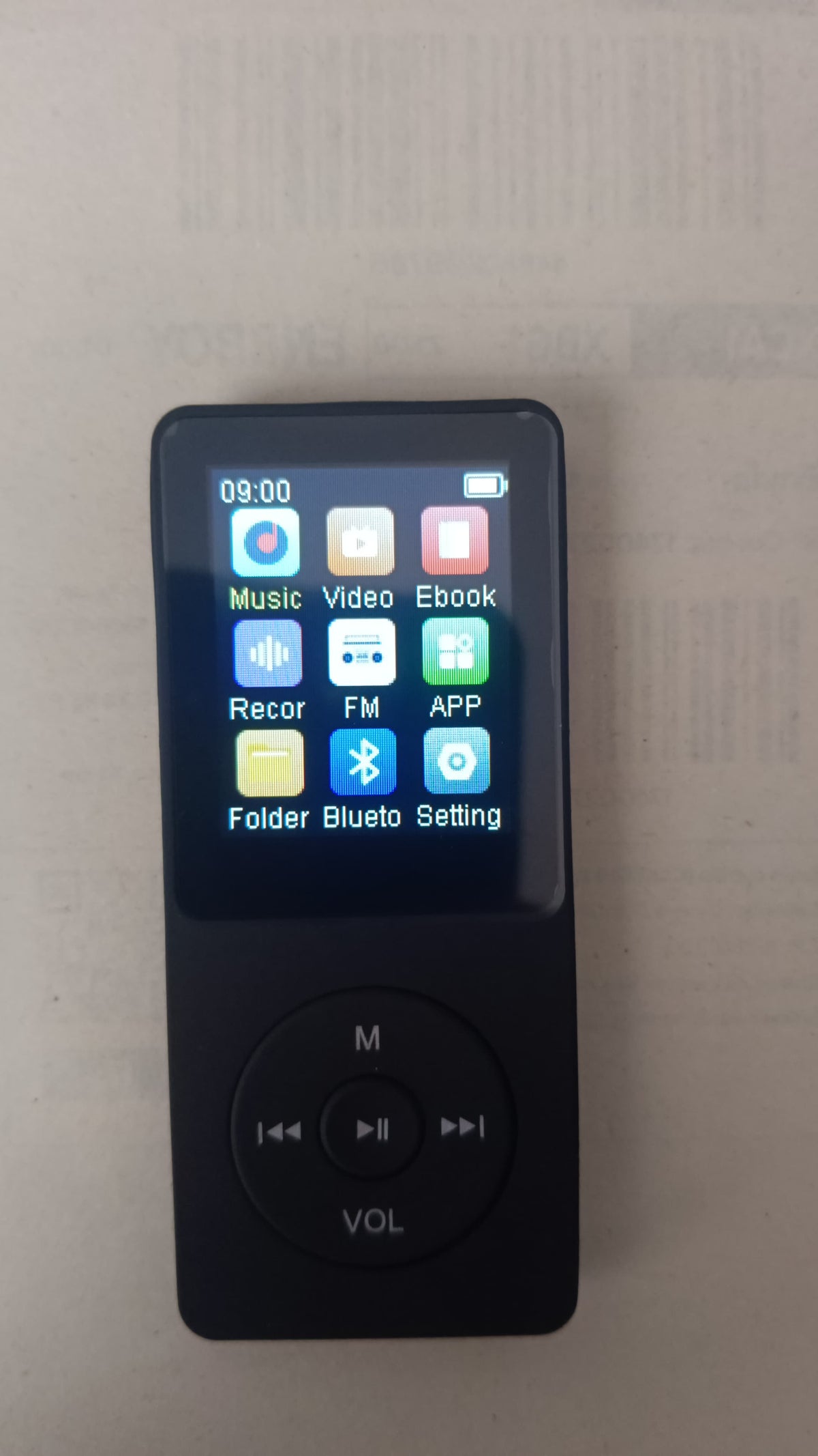 Reproductor mp3 con bluetooh